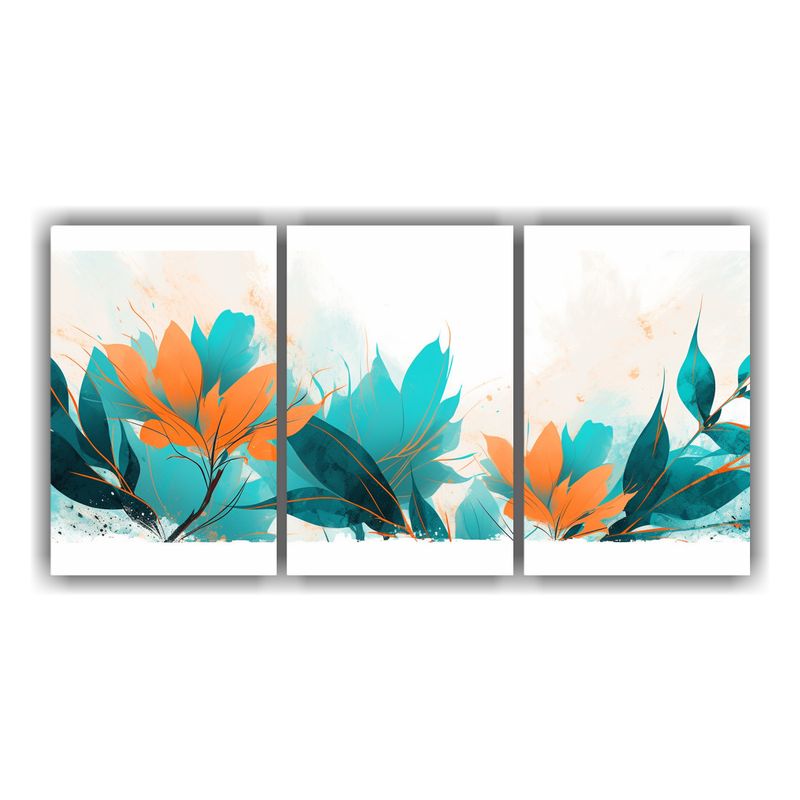 GENERICO - Pinturas Decorativas Con Diseño Estrellado En Turquesa Y Na 240x120cm
