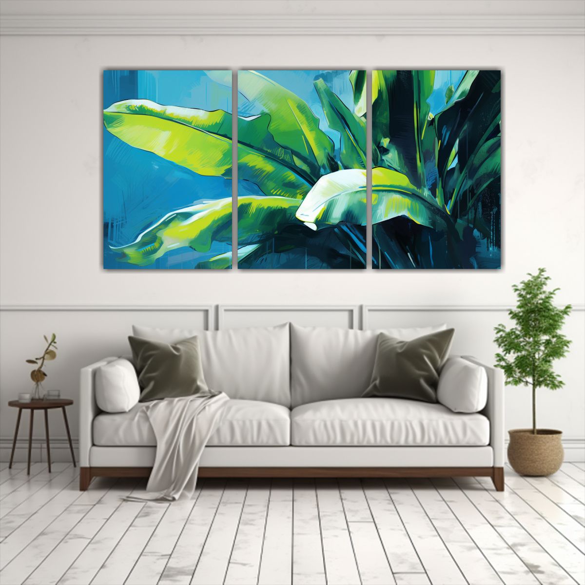 GENERICO - Pinturas Decorativas Con Forma De árbol De Plátano En Colo 240x120cm