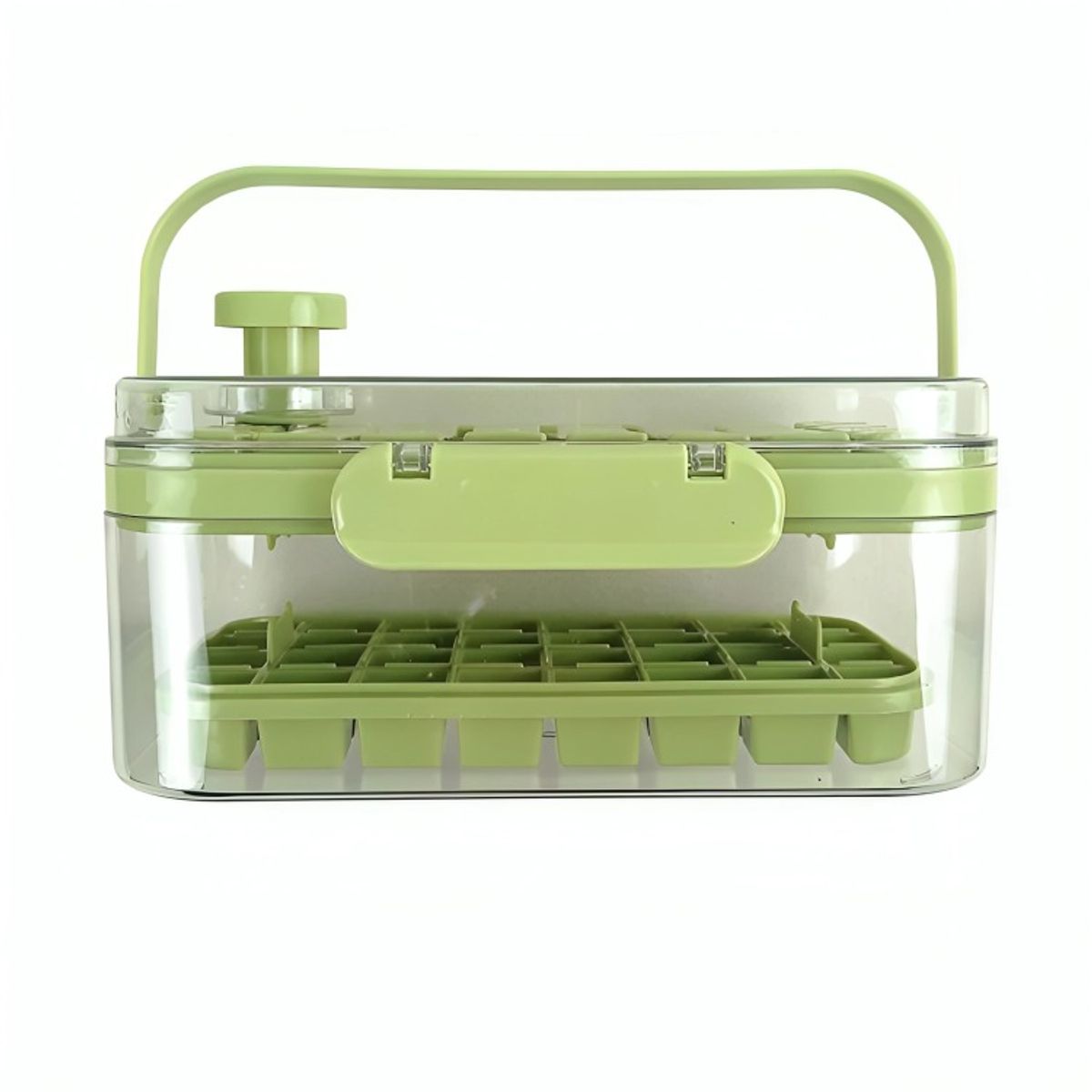 OEM - Cubetera Hielo Caja Doble Silicona Verde