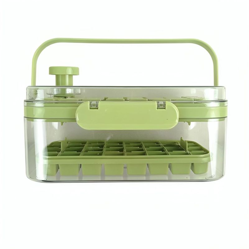 OEM - Cubetera Hielo Caja Doble Silicona Verde