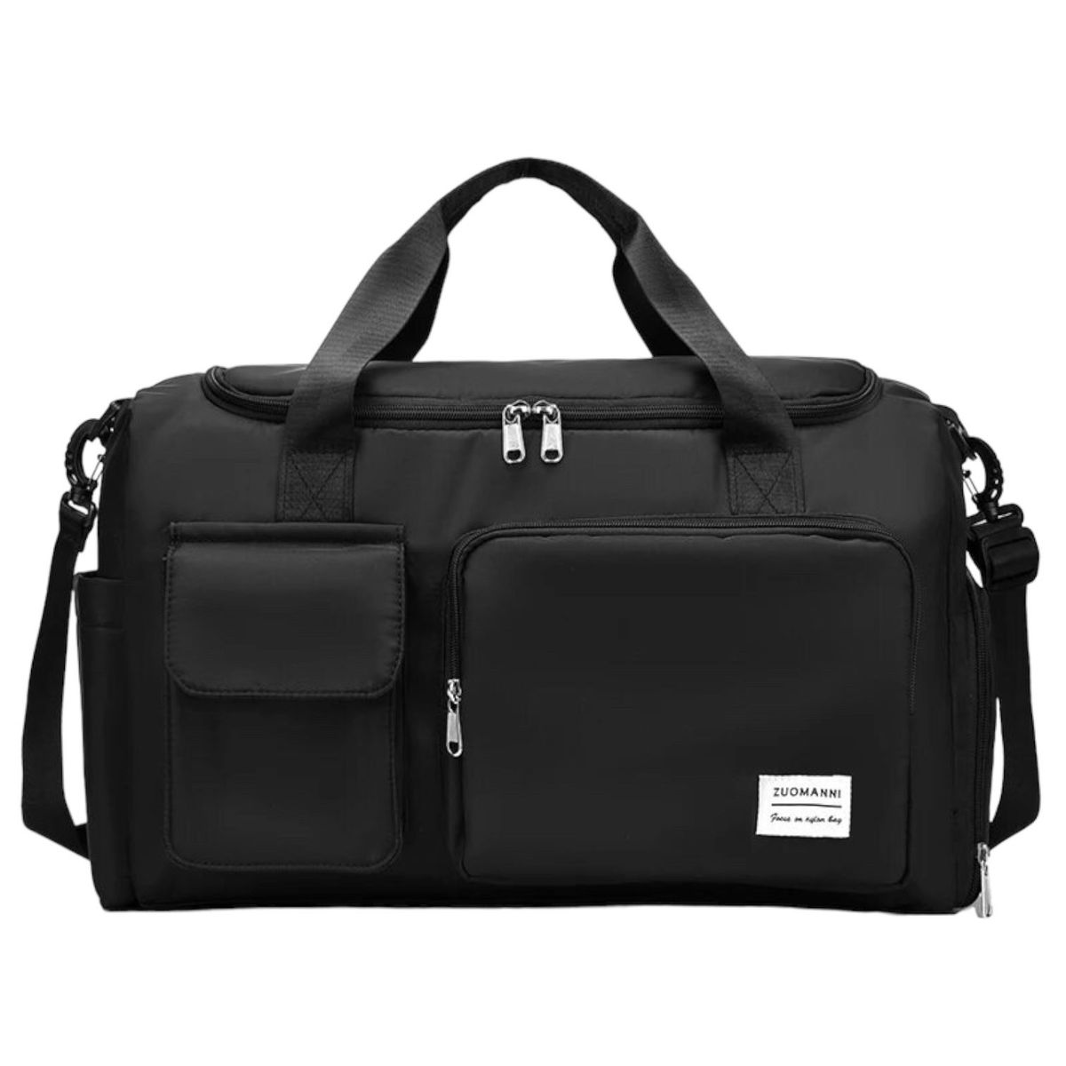 GENERICO - Bolso De Viaje Cabina De Avión Gym Yoga Negro 10kg