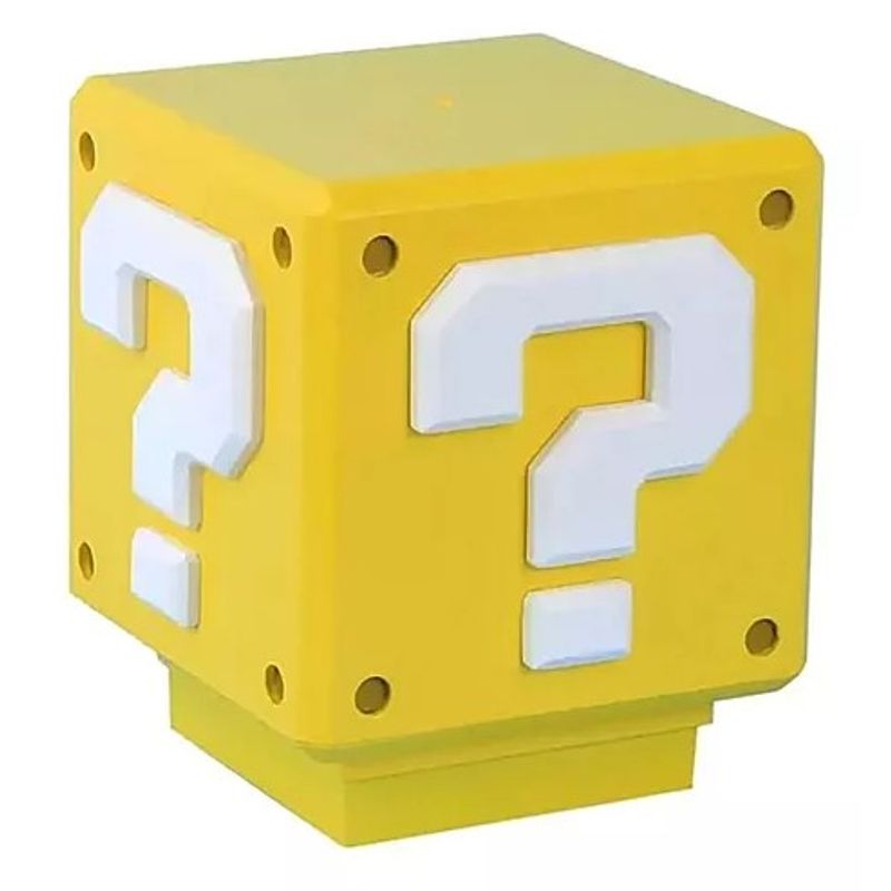 GENERICO - Lámpara Luces Mario Bros Nintendo Cubo Led Gamer Con Sonido