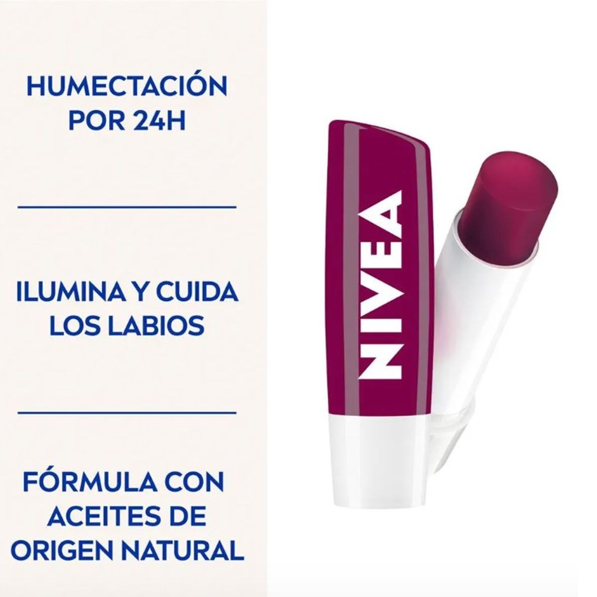 NIVEA - Balsamo Labial Nivea Blackberry Shine