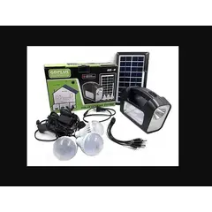 GENERICO - Kit Solar Emergencia Camping hogar 220v Ampolletas 36hrs