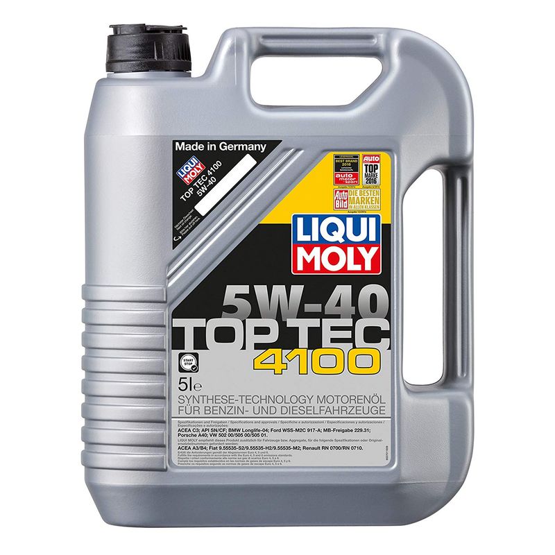 LIQUI MOLY - ACEITE 5W-40 5 LT TOC TEC 4100 LIQUI MOLY