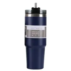 OMAS - Termo Vaso Agua Caliente con Bombilla Acero Inox 900ml Azul