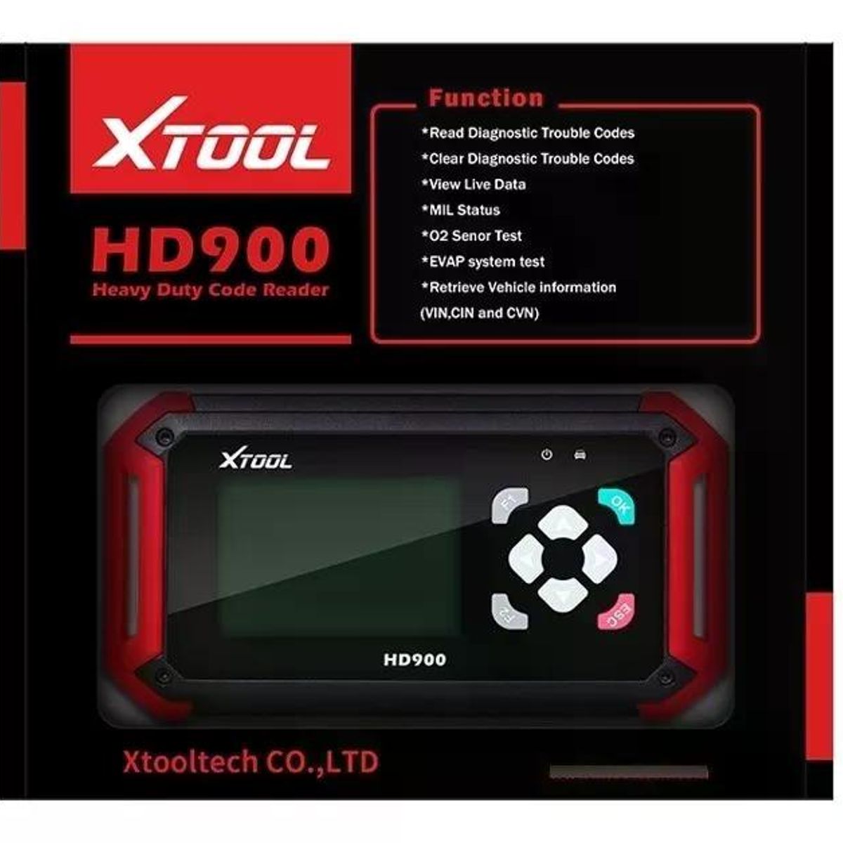 GENERICO - Scanner Para Camiones Xtool Hd900 Heavy Duty Obd2