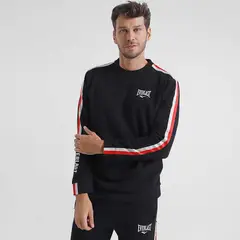 EVERLAST - Polerón Hombre Terry Jab Negro