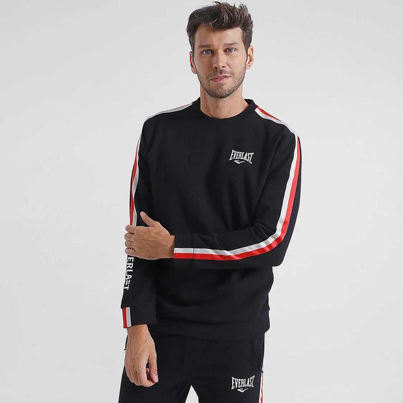EVERLAST - Polerón Hombre Everlast Negro Terry Jab