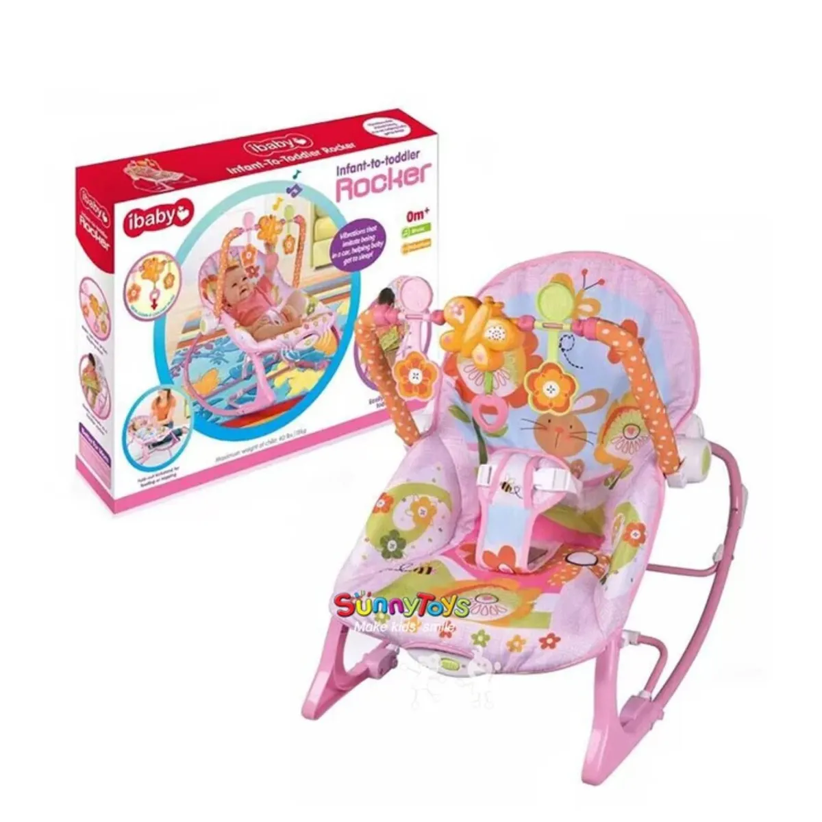 GENERICO - Silla Mecedora Para Bebés Con Música Y Vibración