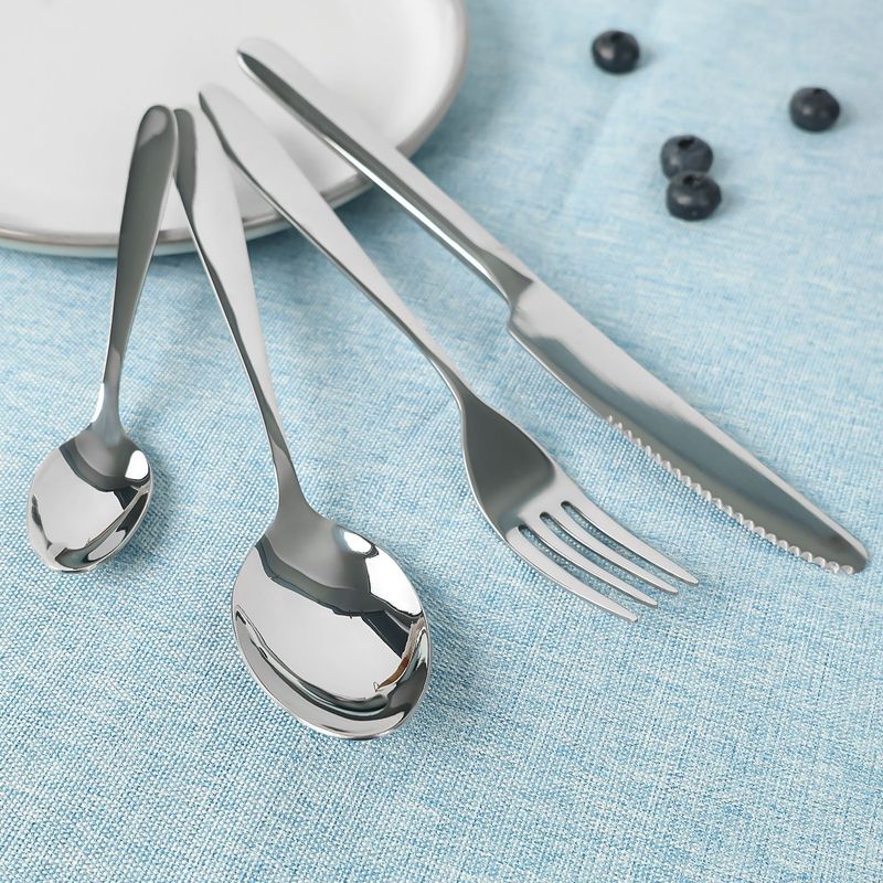 DANNY HOME - Set de 24 Cubiertos Acero Inoxidable Titanium Coated Danny Home