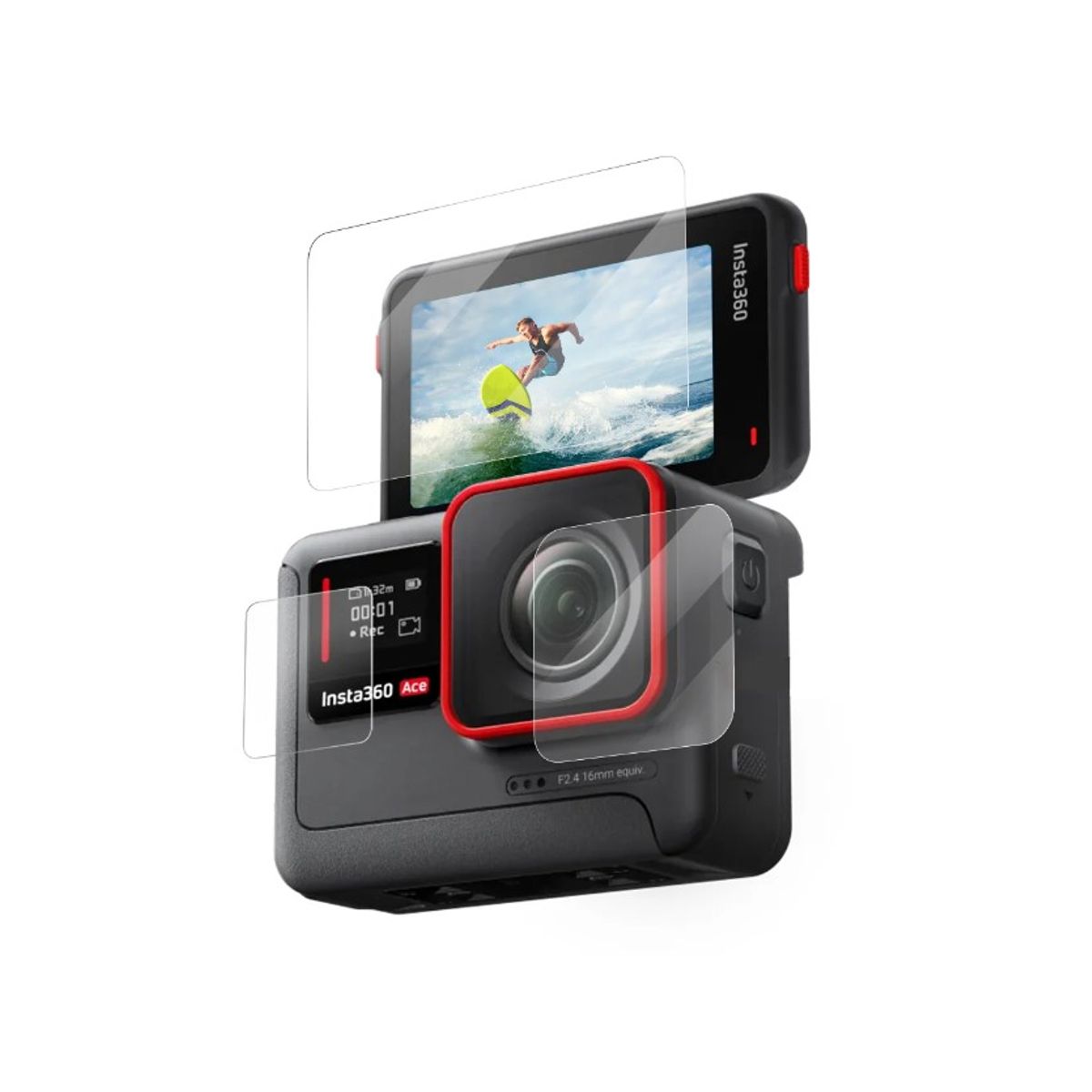 TELESIN - Lamina de Vidrio Templado para Insta360 Ace Pro - Telesin