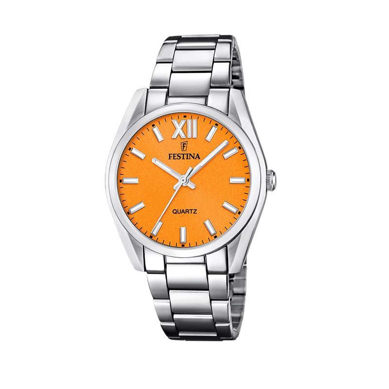 FESTINA - Reloj F20622/K Festina Naranjo Mujer Boyfriend Collection