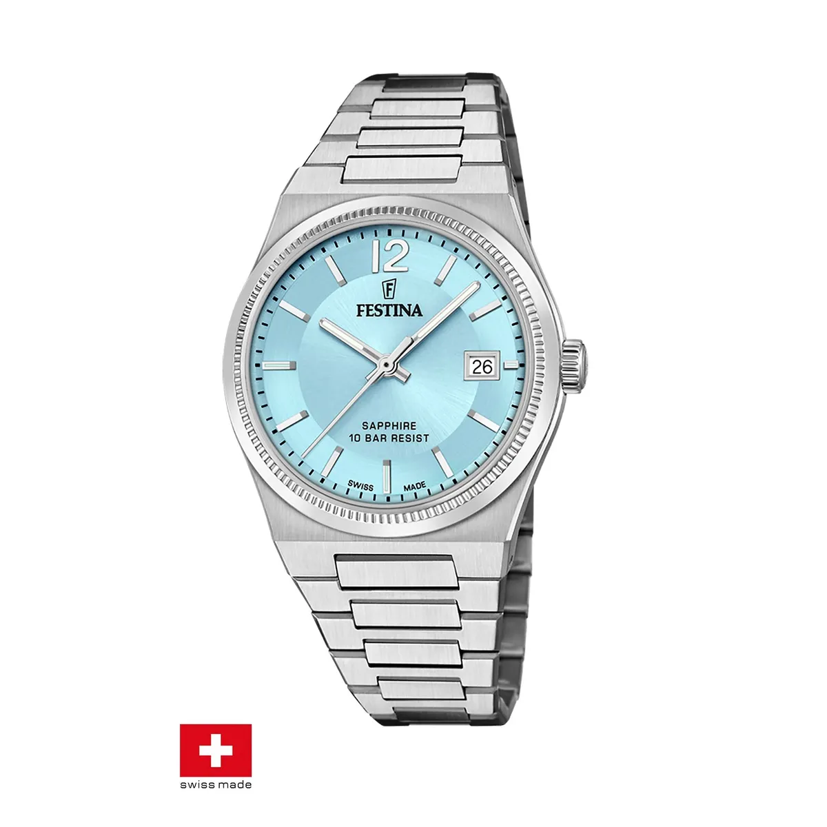 FESTINA SWISS - Reloj F20035/7 Festina Swiss Turquesa Mujer My Swiss Time