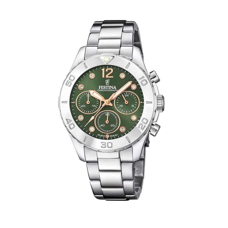FESTINA - Reloj F20603/5 Festina Verde Mujer Boyfriend Collection