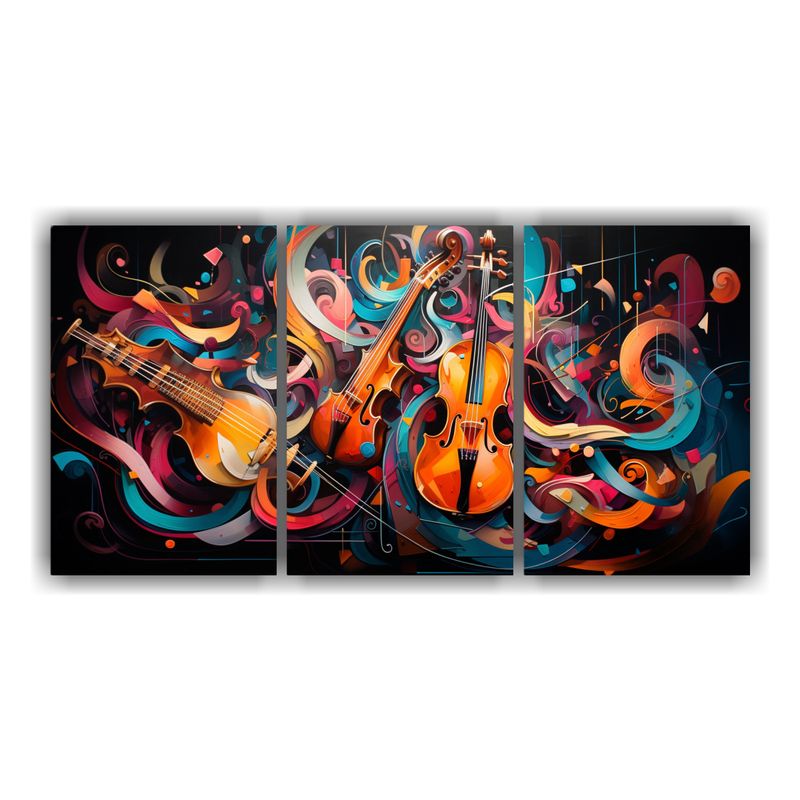 GENERICO - Pinturas Decorativas Abstractas Y Energéticas: Tres Artes F 240x120cm