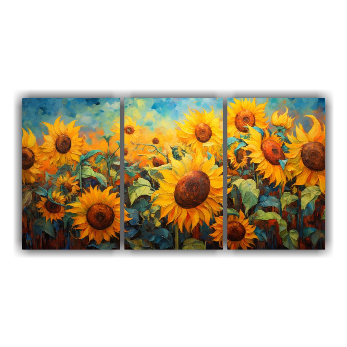 GENERICO - Pinturas De Decoración Reinterpretación Abstracta De Van G 240x120cm