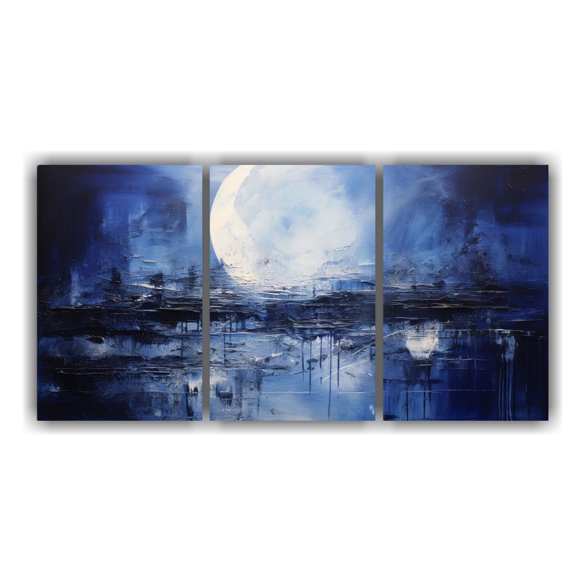 GENERICO - Pinturas Decorativas En Bastidor: Interpretación Abstracta  240x120cm
