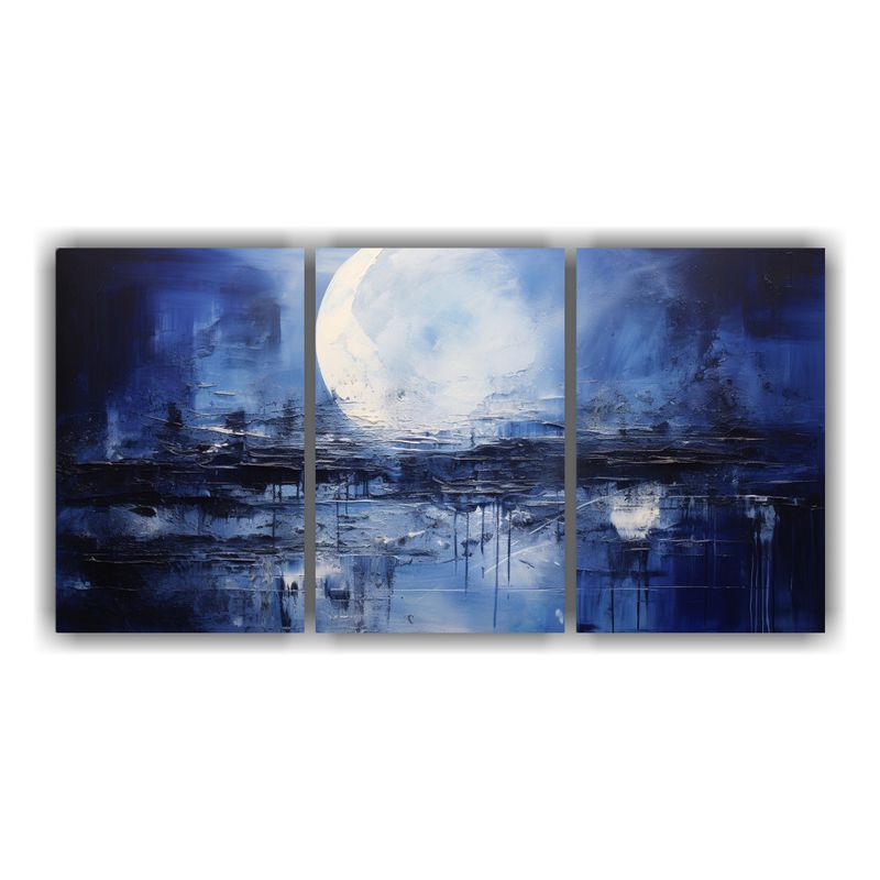 GENERICO - Pinturas Decorativas En Bastidor: Interpretación Abstracta  240x120cm