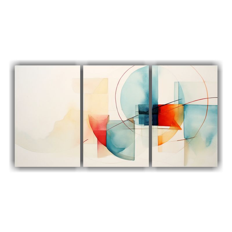 GENERICO - Pinturas Decorativas Fusion Abstracta Agua Y Minimalismo 240x120cm