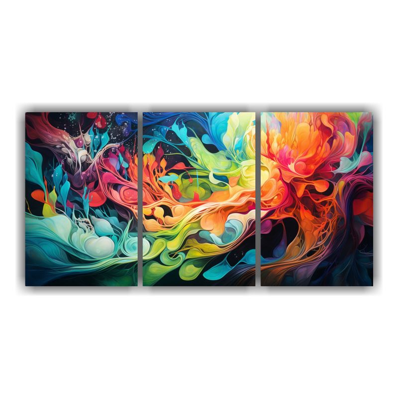 GENERICO - Pinturas De Decoración Abstracta Clásica Fusionando Emocio 240x120cm