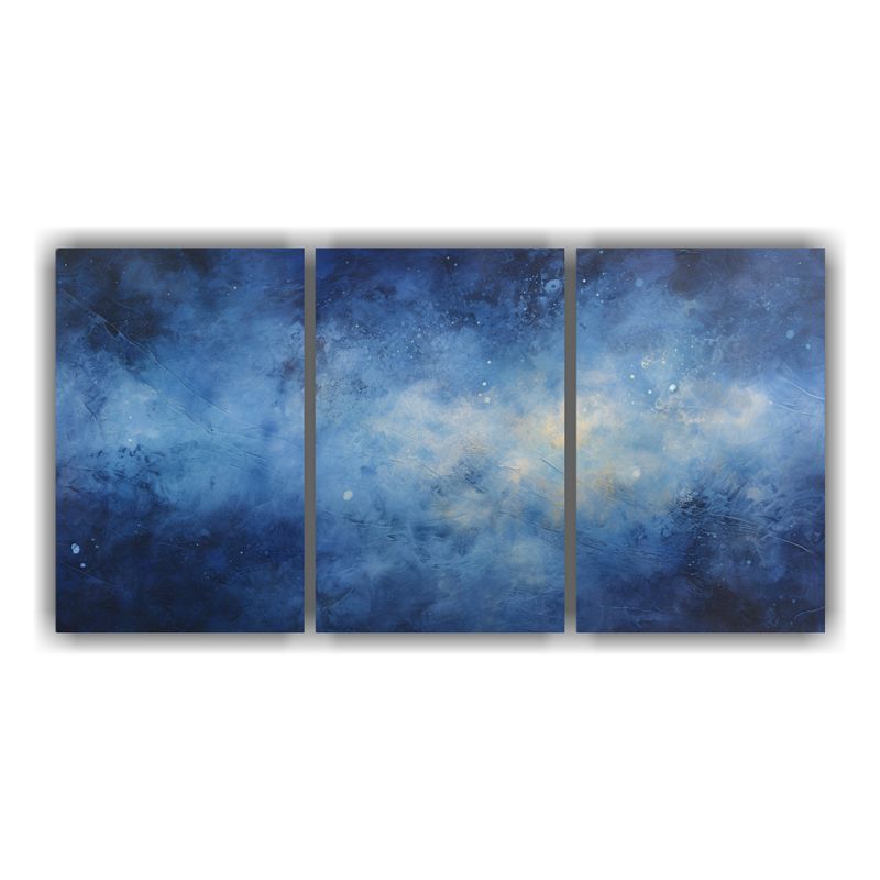 GENERICO - Pinturas Abstractas De Lienzo: Viaje Cósmico En El Espacio  240x120cm