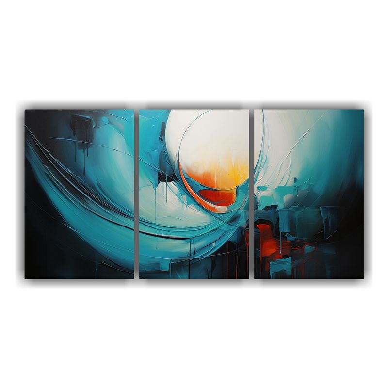 GENERICO - Pinturas Decorativas Abstractas Inspiración Colores 240x120cm
