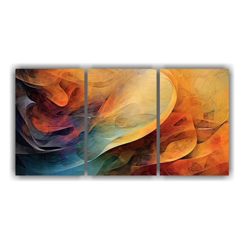 GENERICO - Pinturas De Pared Abstractas Multicolores Impresionantes 240x120cm