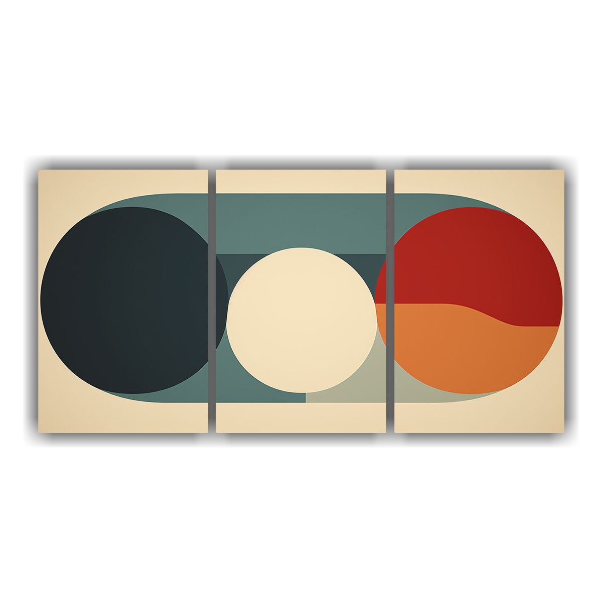 GENERICO - Cuadros Fotografía Linda Abstracta Retro 20x20 240x120cm