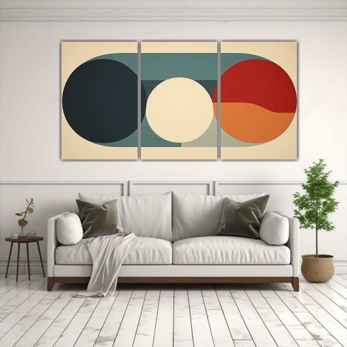 GENERICO - Cuadros Fotografía Linda Abstracta Retro 20x20 240x120cm