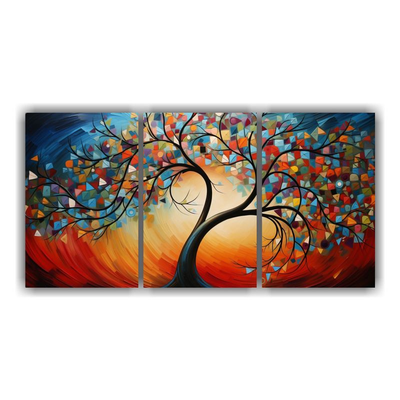 GENERICO - Pinturas Abstractas De árbol De La Vida Para Decorar El Com 240x120cm