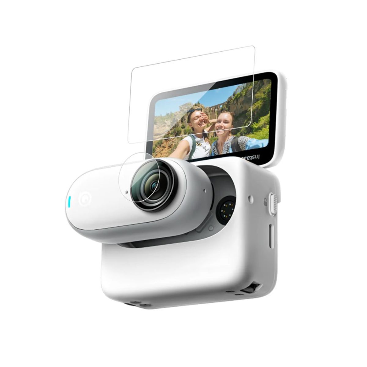TELESIN - Lamina de Vidrio Templada para Insta360 GO 3 - Telesin