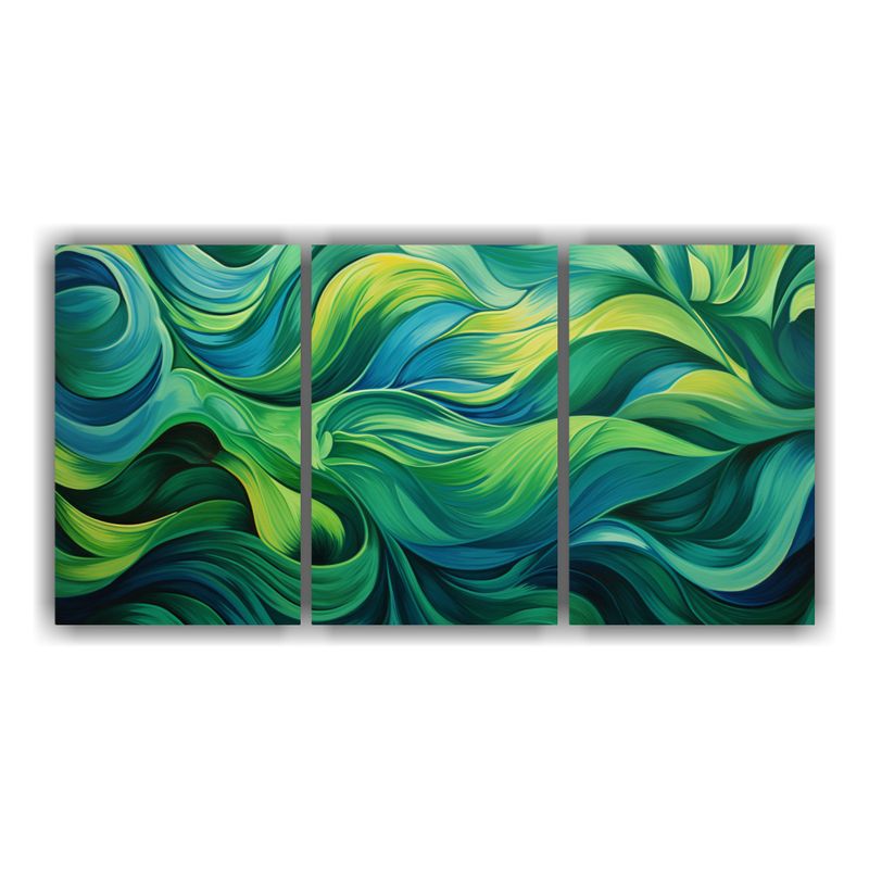GENERICO - Pinturas Decorativas Con Patrones Abstractos Giratorios En T 240x120cm