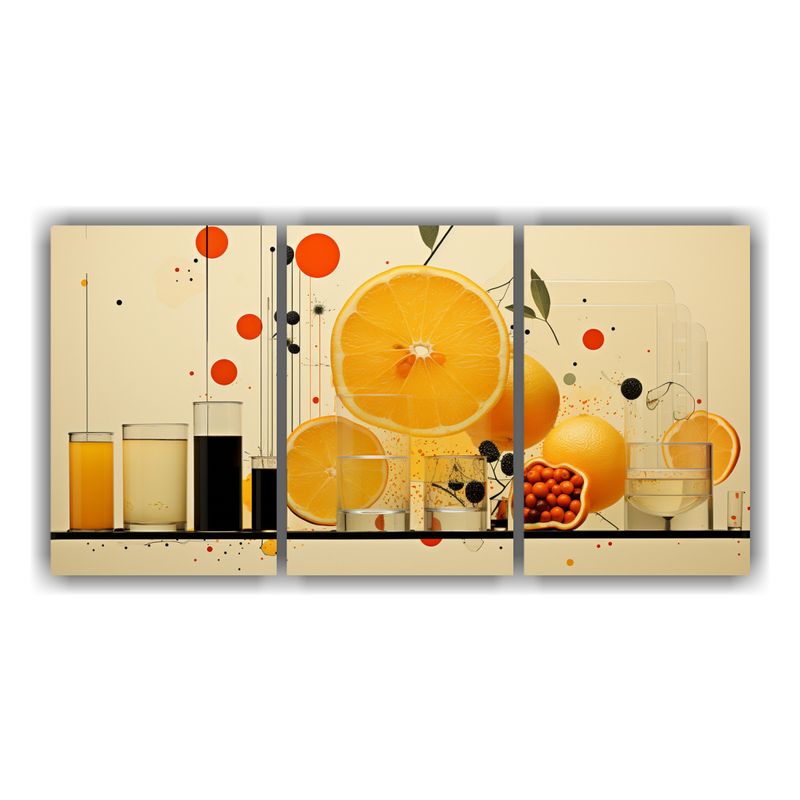 GENERICO - Cuadros Minimalistas De Diseño Enigmático: Collage Simple  240x120cm