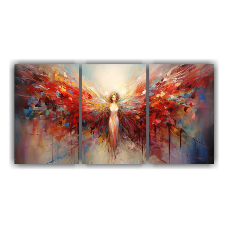 GENERICO - Pinturas Abstractas De ángeles Como Regalo 240x120cm