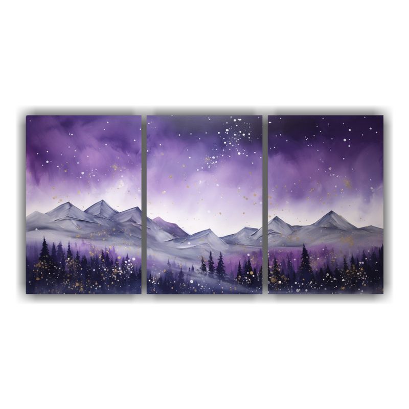 GENERICO - Paisaje Montañoso Con Estilo Elegante Y Decorativo, Tres Co 240x120cm