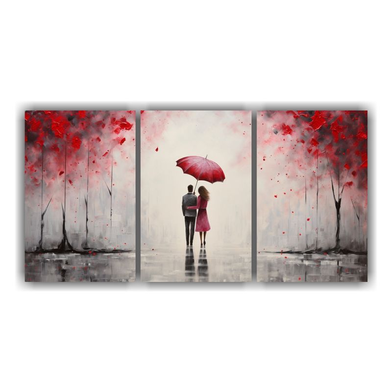 GENERICO - Artes De Pared Inspiración Creativa Amor Bajo El Paraguas R 240x120cm