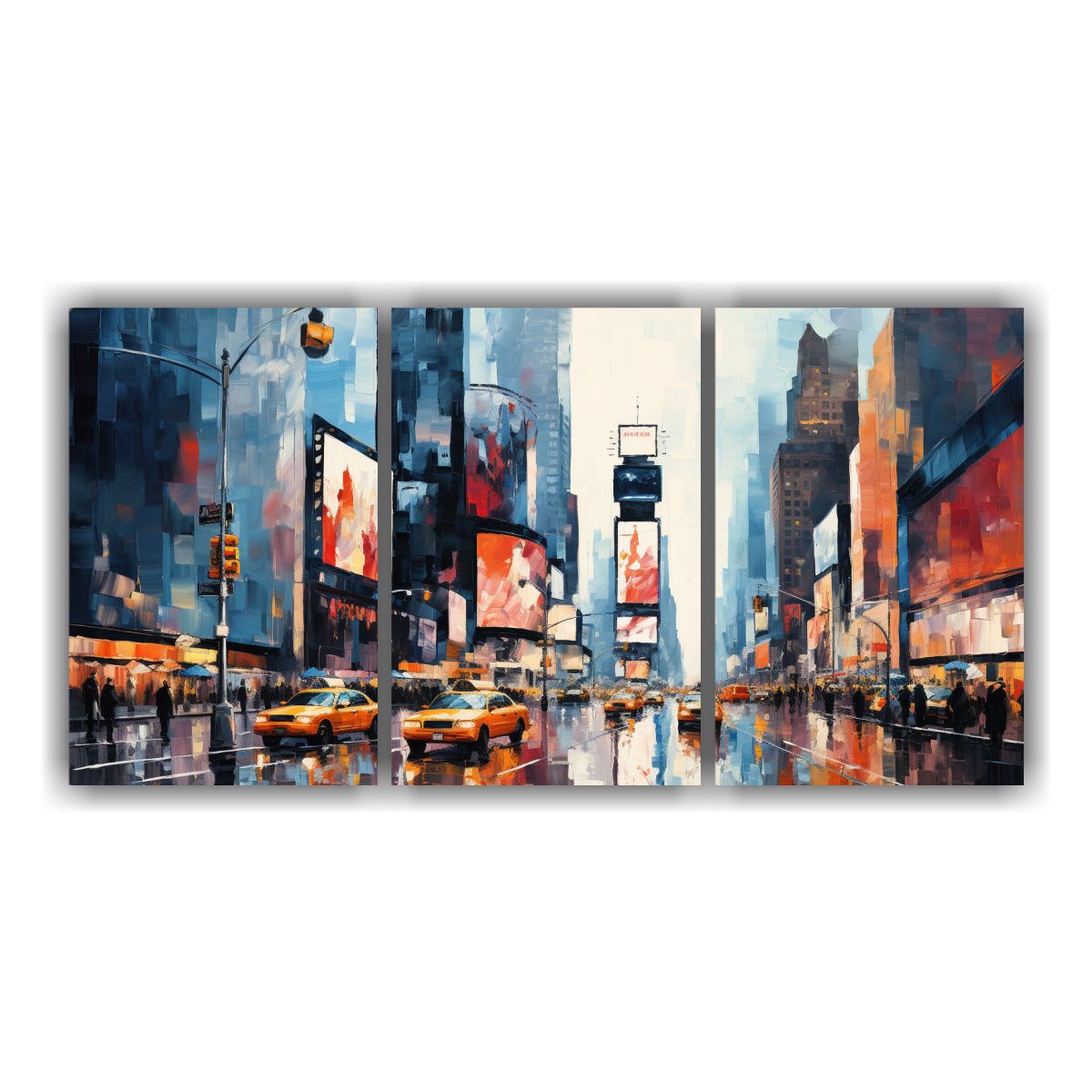 GENERICO - Paisaje Urbano De Manhattan En Times Square En La Pared 240x120cm