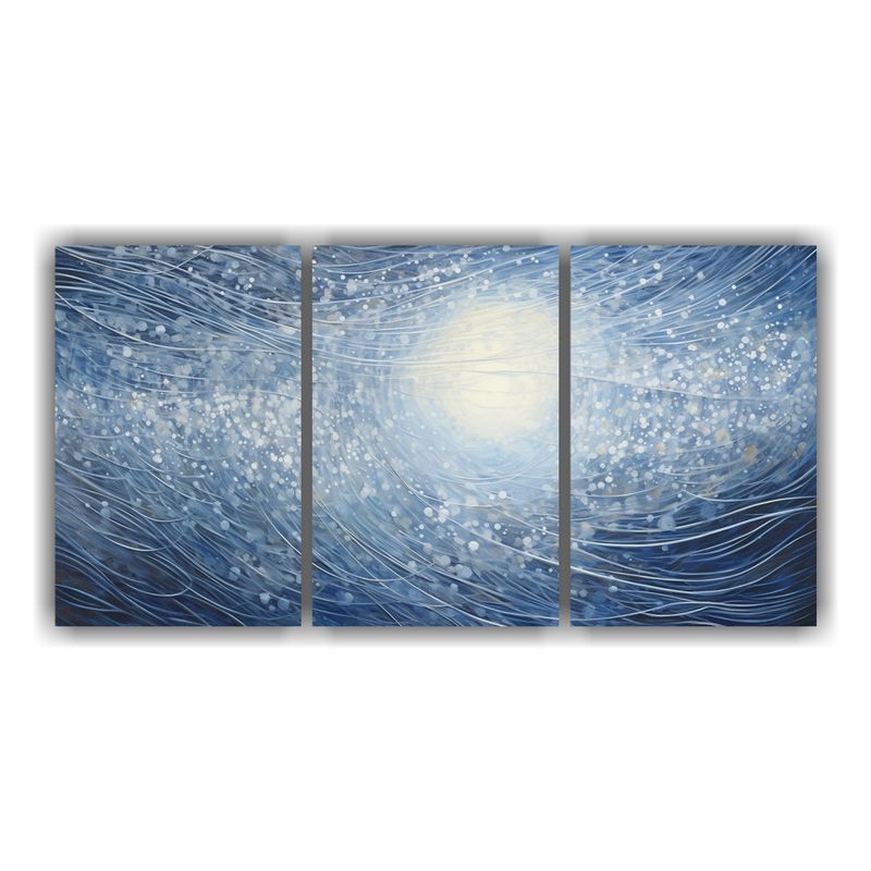 GENERICO - Cuadros Modernos Elegantes Estilo Puntillismo Luminoso De L 240x120cm