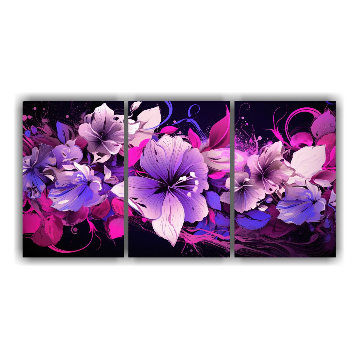 GENERICO - Pinturas Decorativas Con Atmósfera Neonoir En Estilo De Pin 240x120cm