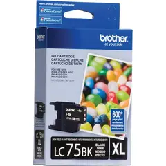 BROTHER - Cartucho de Tinta Alto LC75BK 600 pág. Negro