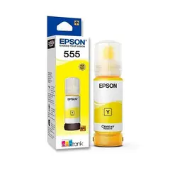 EPSON - Botella de Tinta T555 70ml pág. 6.200 Amarillo T555420-AL