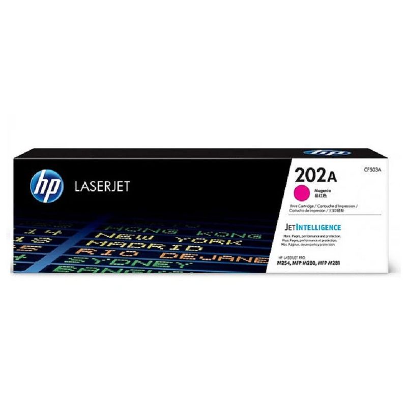 HP - Cartucho de Tóner HP 202A pág. 1.300 Magenta CF503A