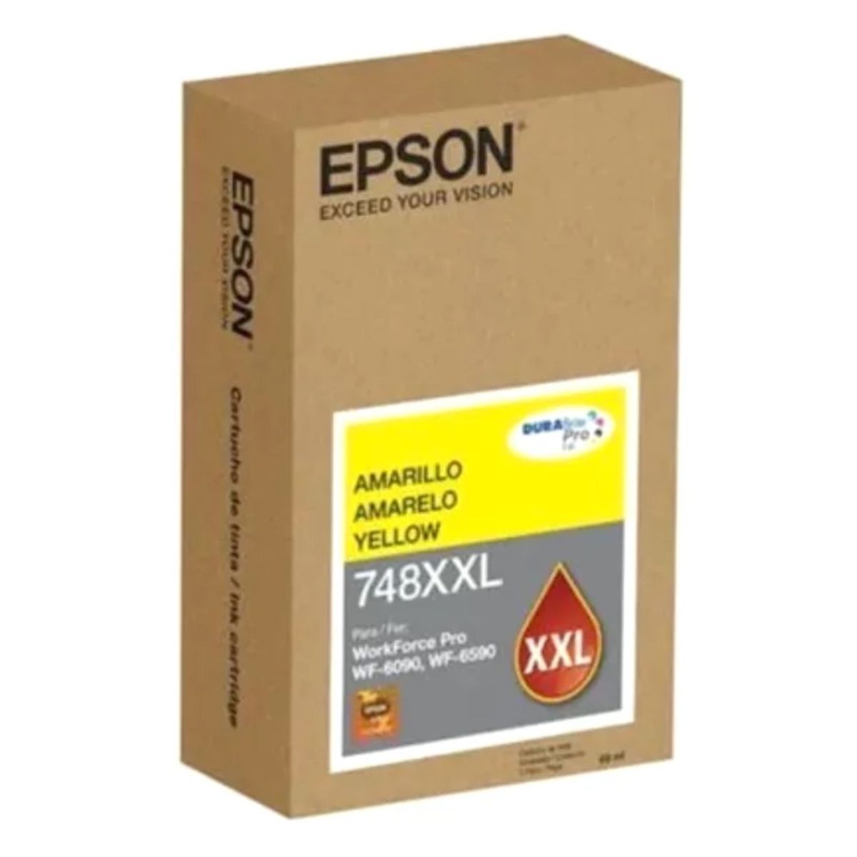 EPSON - Cartucho de Tinta Epson 748XXLpág. 7.000 Amarillo T748XXL420-AL