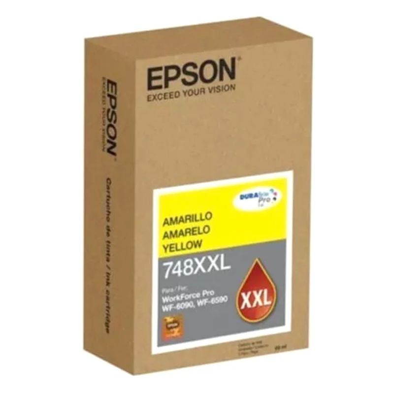 EPSON - Cartucho de Tinta Epson 748XXLpág. 7.000 Amarillo T748XXL420-AL.