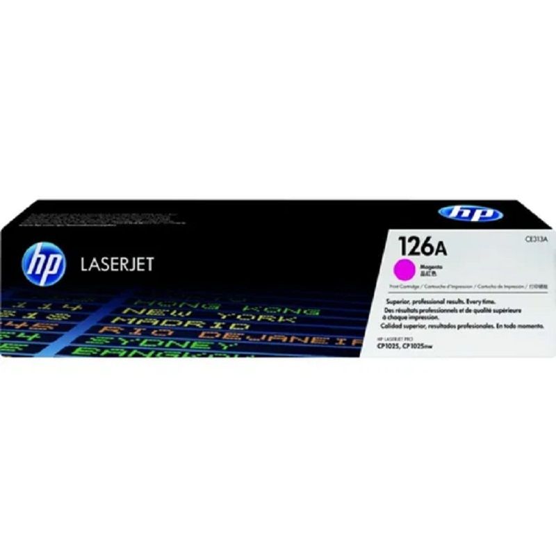 HP - Cartucho de Tóner HP 126A pág. 1.000 Magenta CE313A