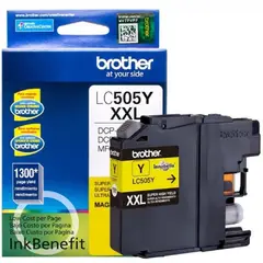 BROTHER - Cartucho de Tinta LC505Y XL 1.300 pág. Yellow
