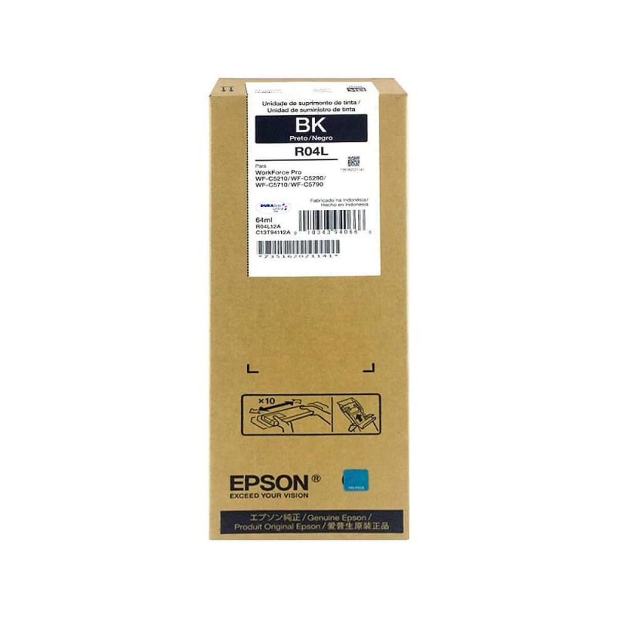 EPSON - Bolsa de Tinta Epson T941 pág. 5.000 Negro T941120-AL