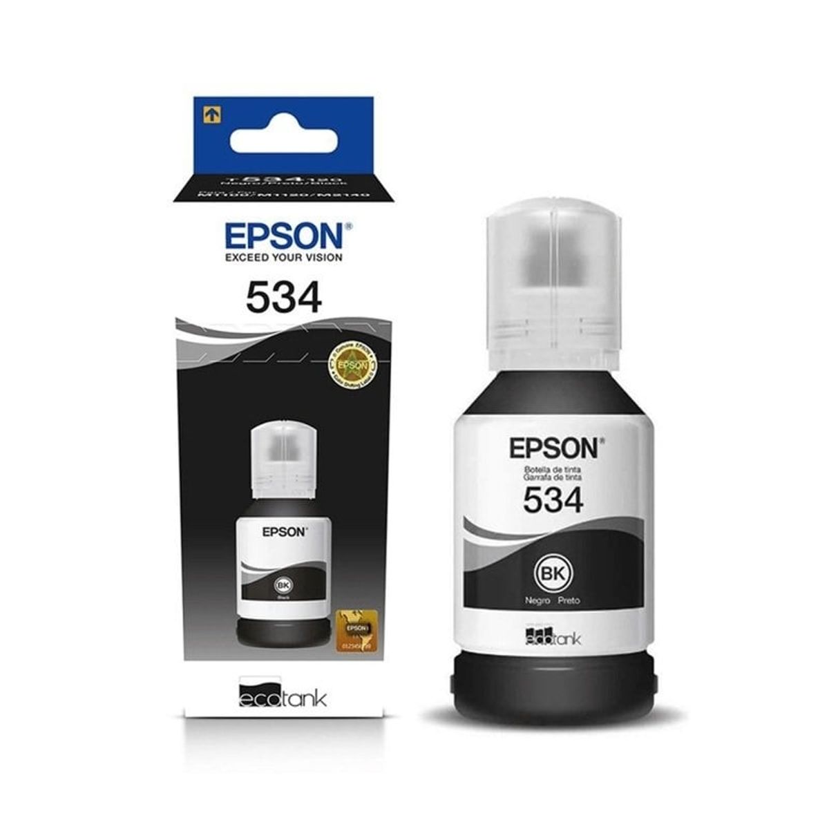 EPSON - Botella de Tinta Epson T534 120ml pág. 6.000 Negro T534120-AL