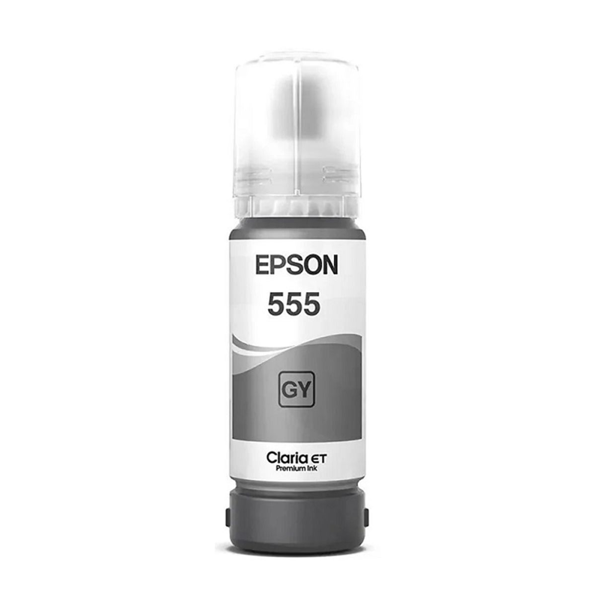 EPSON - Botella de Tinta Epson T555 70ml pág. 6.200 Gris T555520-AL